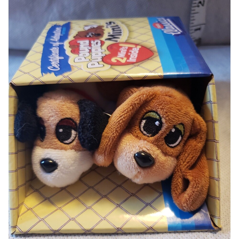 Pound Puppies Mini Classics 5-inch Brand New 2 Minis Inside